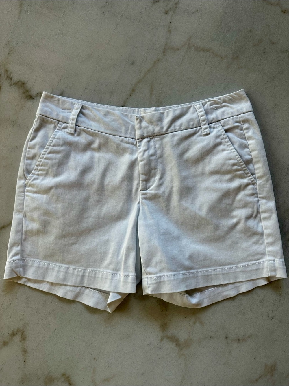 Caslon Nordstrom Women's White Cotton Blend Shorts